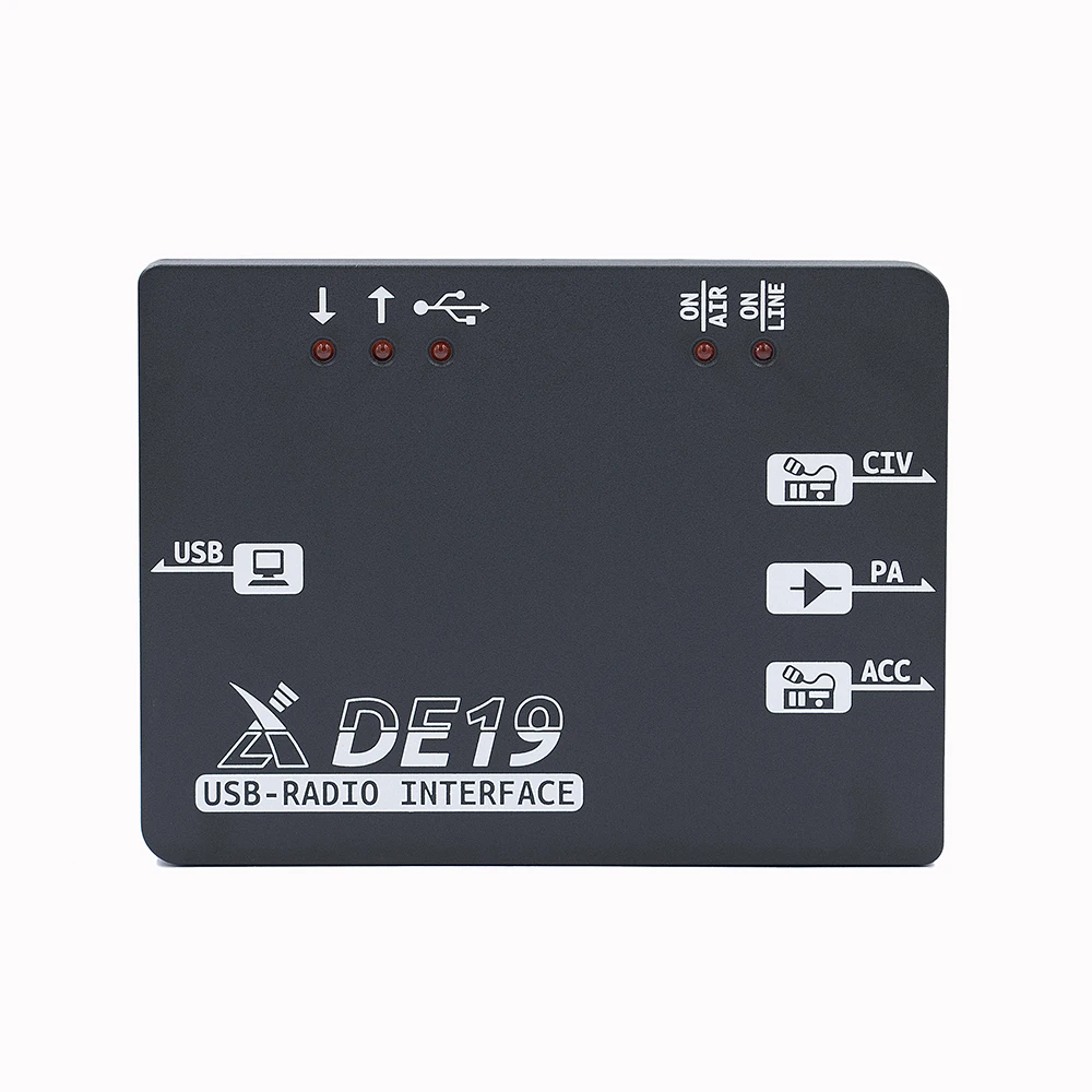 Imagem -04 - Xiegu De19 De19 Adaptador de Expansão Externo Usb Interface de Rádio Civ pa Acc para G90 G90s G106 G106c Xpa125b