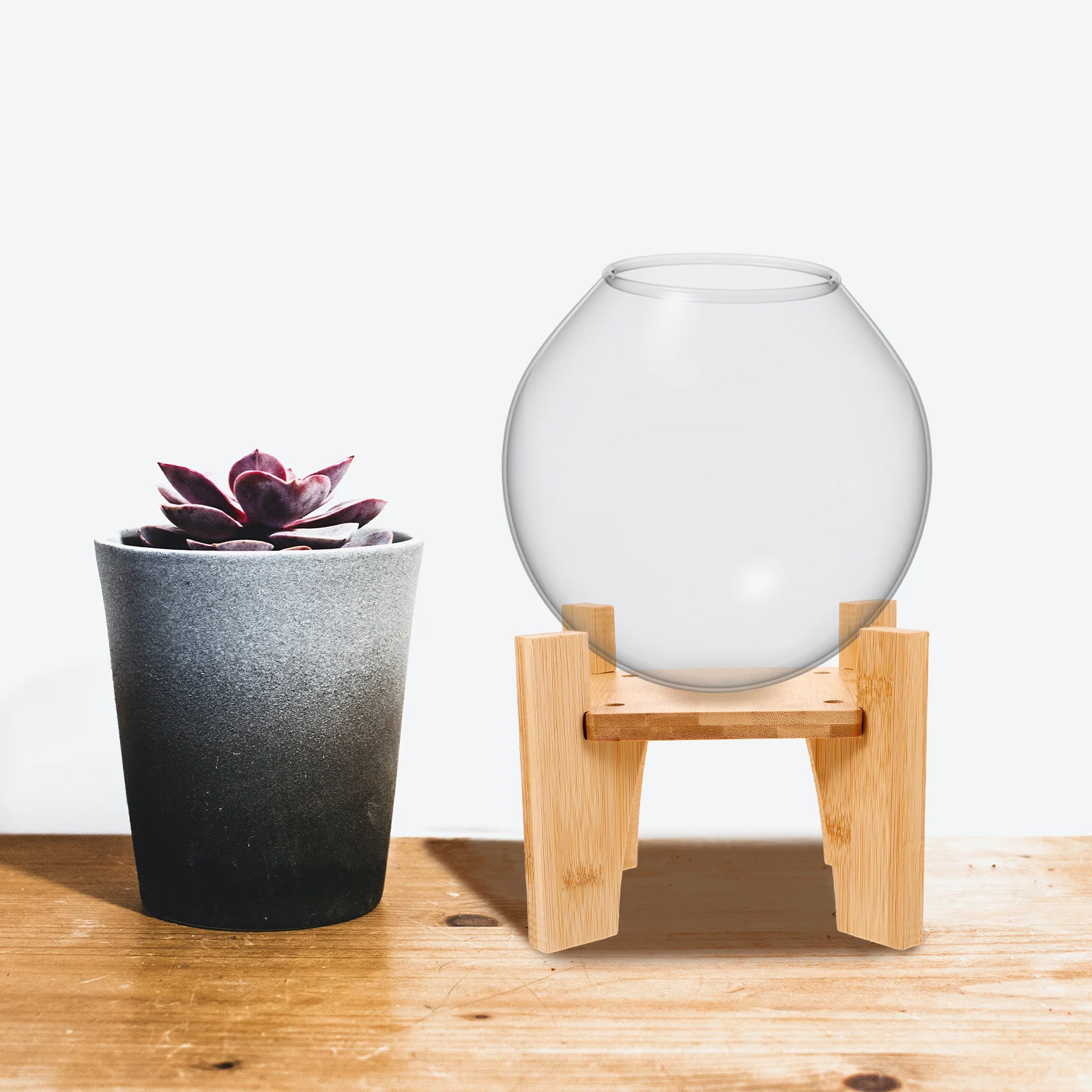 

Drink Dispenser Beverage Holder Glass Bottle Drinks with Tap Stand Only