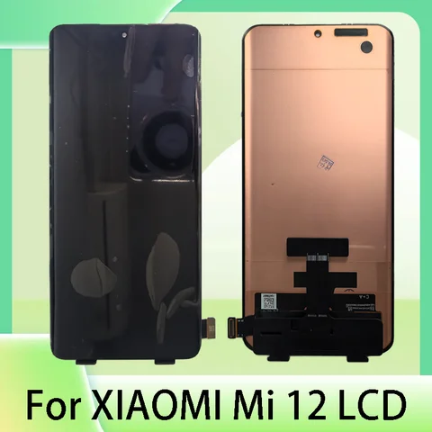 샤오미 12 12X용 6.28인치 AMOLED 2201123 Xiaomi mi 12 12X용 G LCD 디스플레이 패널 유리 터치스크린 디지타이저 2112123 AC 화면