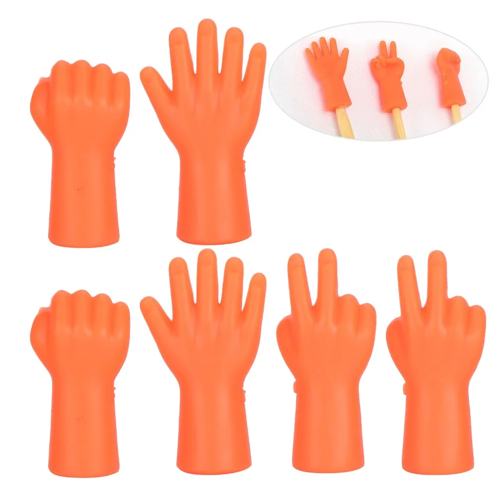 12pcs Hand Shape Design Needle Protector Caps Anti-Slip Prevent Dropping Knitting Pin Protectors Sweater Pin Caps