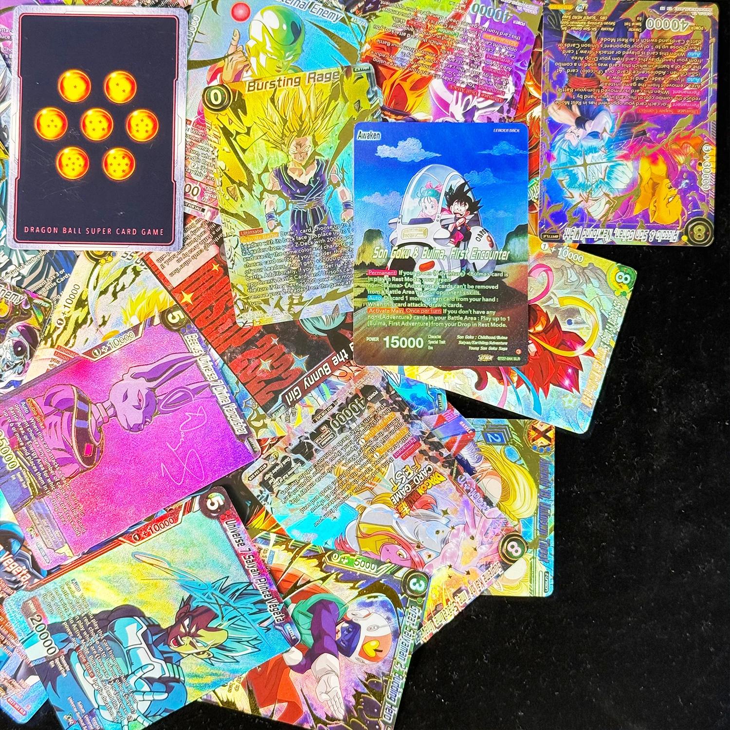 Dragon Ball Super Masters Secret Special God Rare Gogeta Goku Frieza Vegeta Gohan Proxy Collection Foil Texture Anime Game Cards view 6