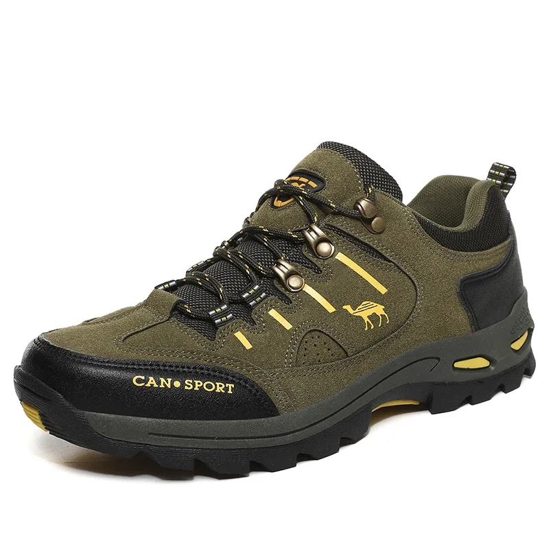 VIP Men Hiking Shoes Outdoor Mountain Boots Thick Bottom Sneakers Fashion Lace Up Trekking Shoes