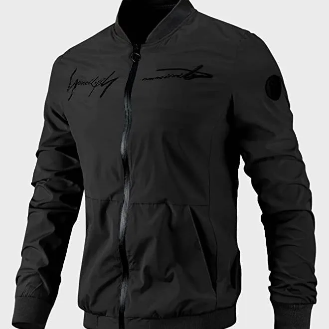 2024 Men's Letter Embroidered Casual Jacket Gifts Best Sellers  3D Pattern Fashion Mens Loose Retro Printed Top Jacket Wholesale