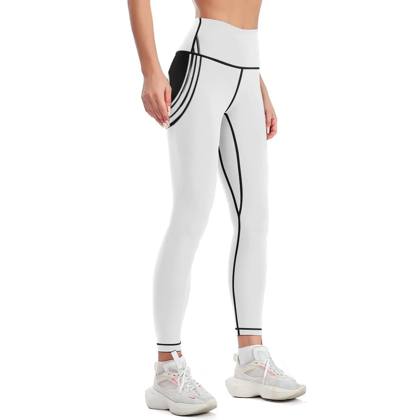 ying yang harmony and balance Leggings sport legging Women's sports pants fitness set gym Womens Leggings image 2