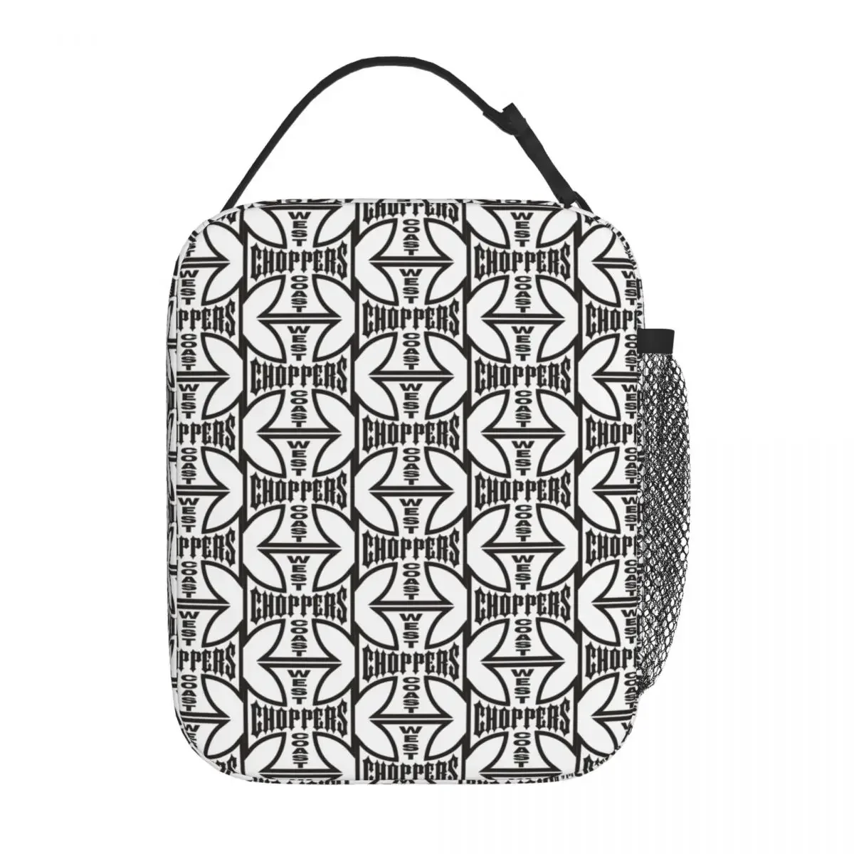The West CHoPPerS CoaSt Motorcycles Factory Merch Insulated Lunch Bag for Women Kids Portable Food Boxes Thermal Lunch Box Tote