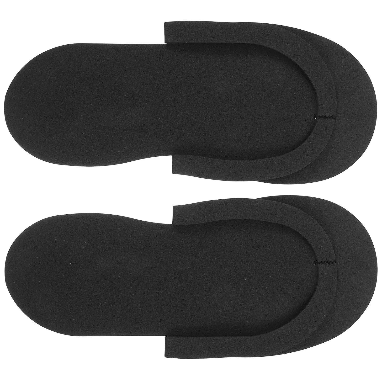 

12 Pairs Manicure Slippers Disposable Flip Flops for Women Hotel Spa Guest Travel Foldable EVA House Shoes Summer Indoor Bed