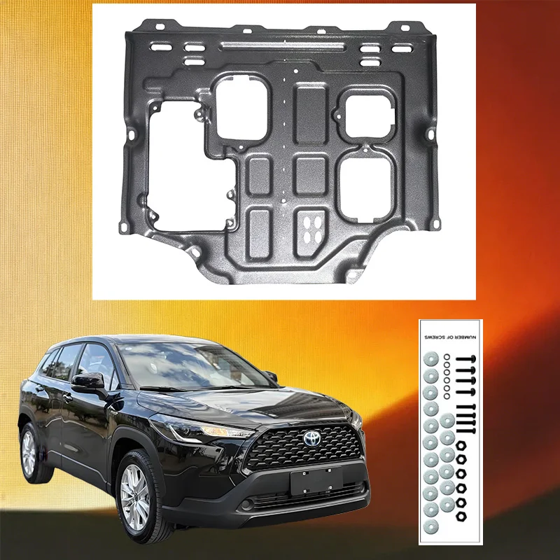 Durable Underbody Protection Engine Skid Plate For  Toyota Corolla Cross 2022-2024 2.0L  High Quality Engine Shield Car