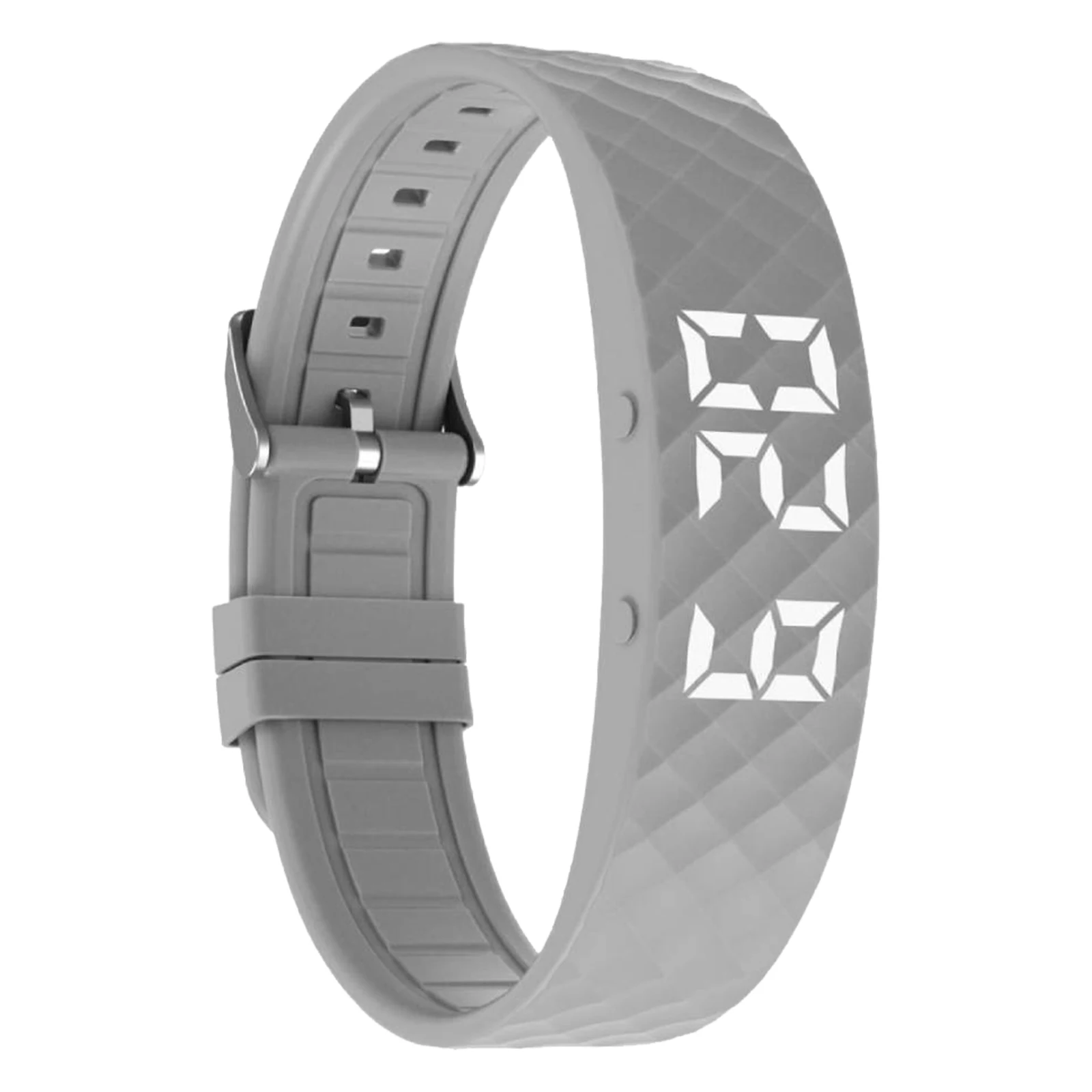Rechargeable Waterproof Alarm Clock Watch for Heavy Sleepers