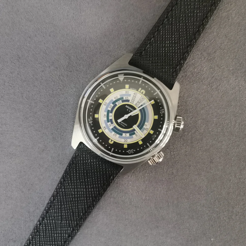

PIERRE PAULIN Men Pilot Watch 38.5mm Manual Winding Mechanical Wristwatch 50M Waterproof KM Glass World Time Rainbow Dial M01D