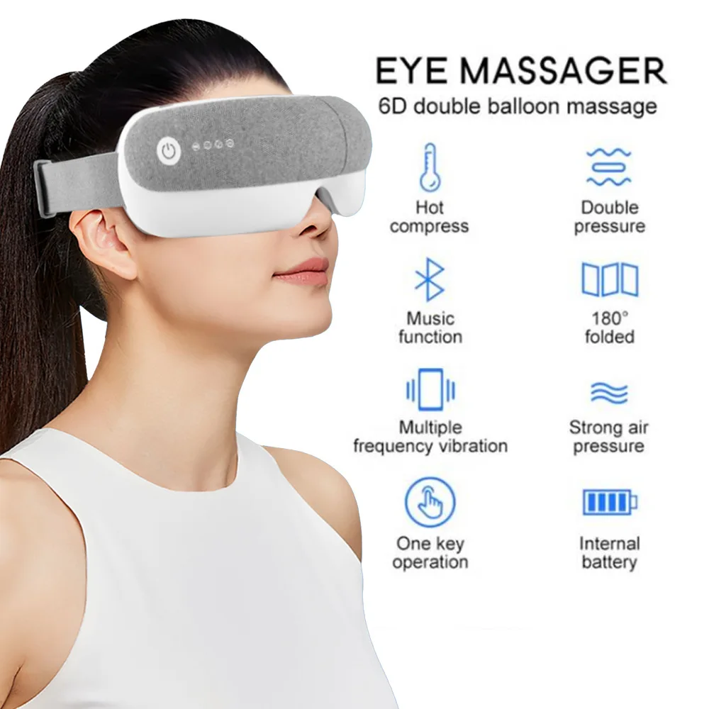 Healthy Mini Rechargeable Appliance Portable Relax Eye Bag Massage Instrument Eye Massage Device Eye Care Massager