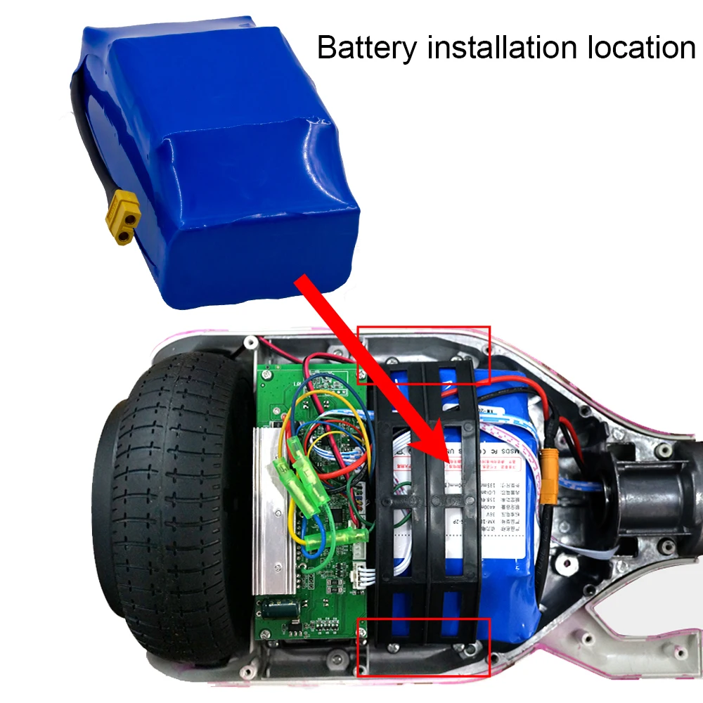 Akumulatory 36V 6000mAh 10s2p Akumulator litowo-jonowy 18650 do elektrycznej hulajnogi samobalansującej HoverBoard Unicycle