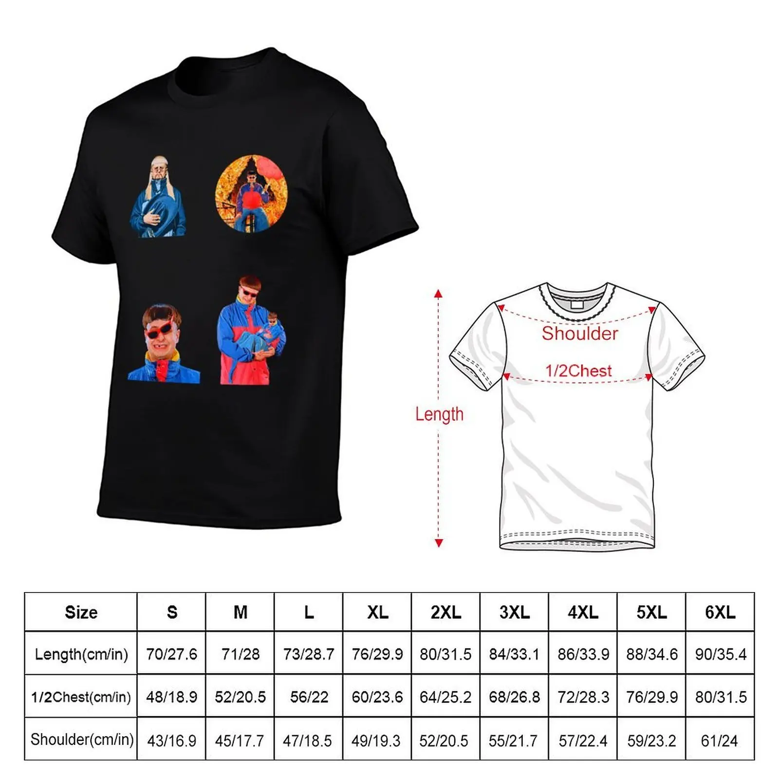 Oliver Tree Stickers / Phone Case T-Shirt customs graphic shirts mens clothes