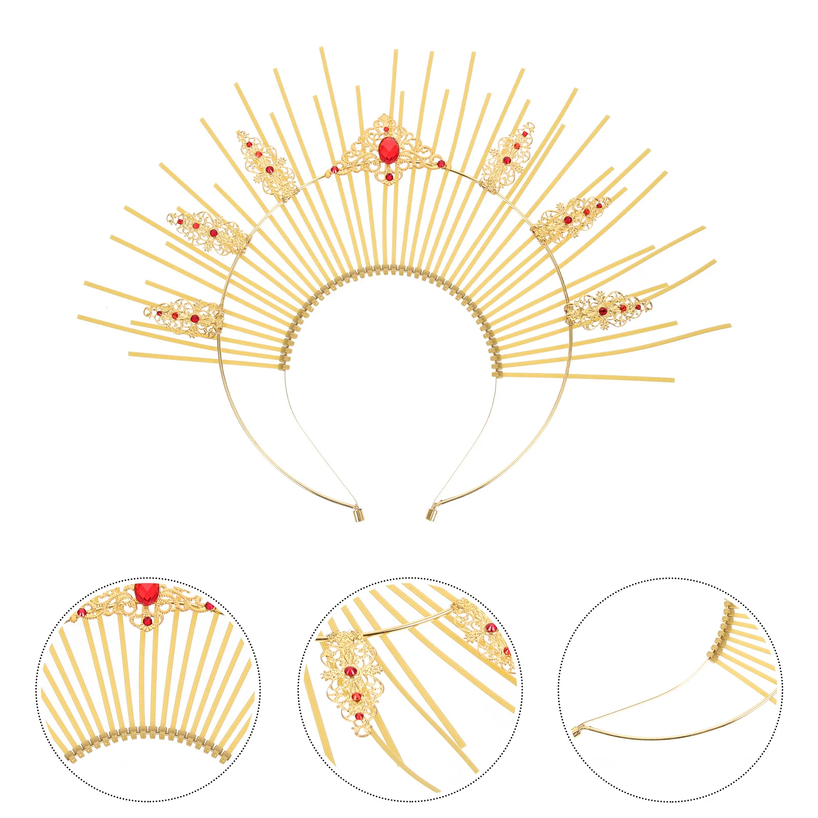 

Карнавальный головной убор, свадебные аксессуары для волос, повязка на голову для косплея богини, желтый костюм, повязки на голову для