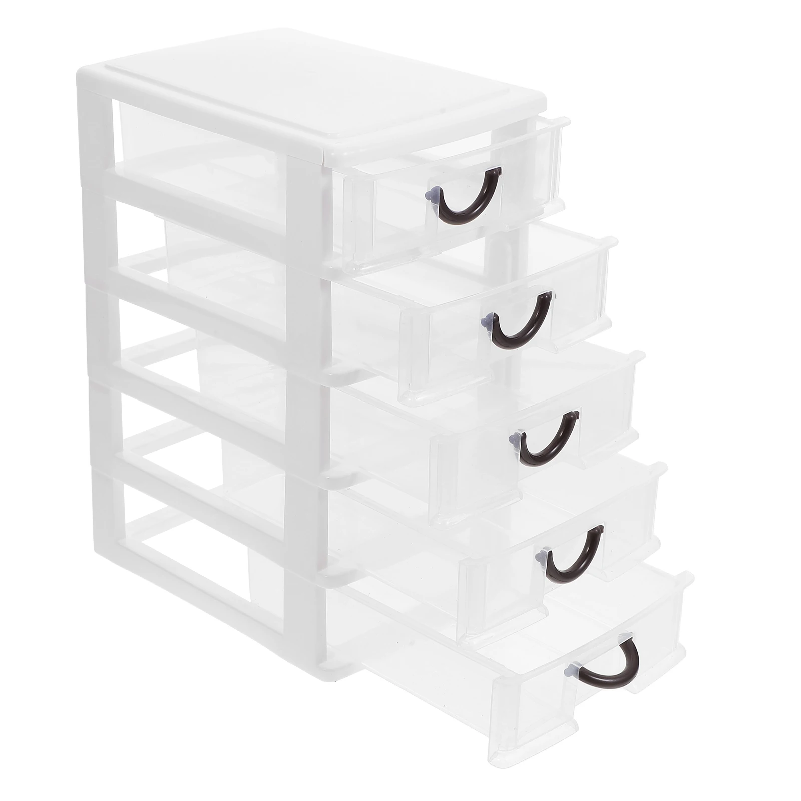 

Large Storage Box Transparent Plastic Drawer Organizer for Makeup Stationery Jewelry Vanity Skincare Desktop