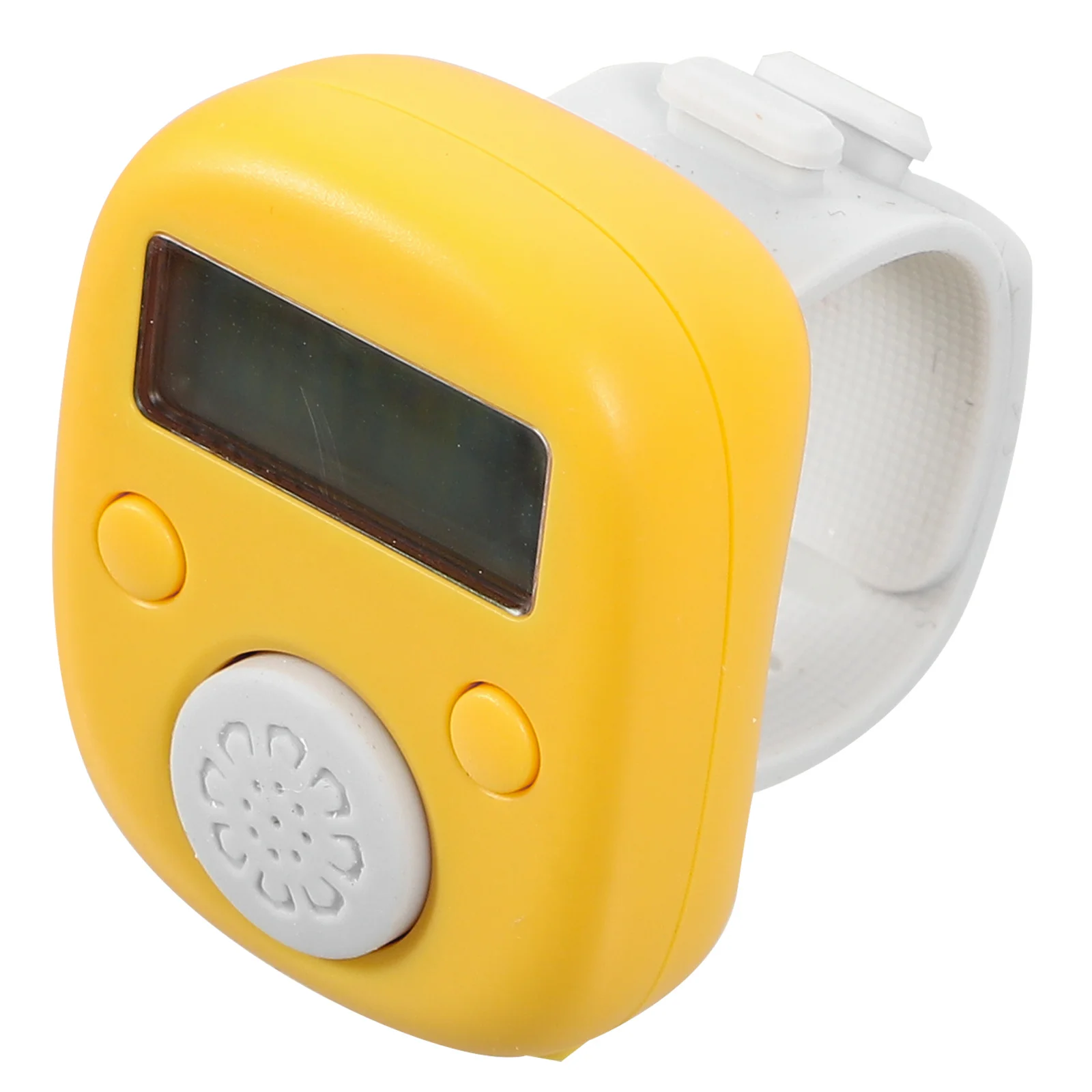 Elektroniczny licznik pierścieniowy, cyfrowy kliker do liczenia, rejestrator do robótek dziewiarskich, szydełkowych, licznik rzędów, przenośny, ręczny.