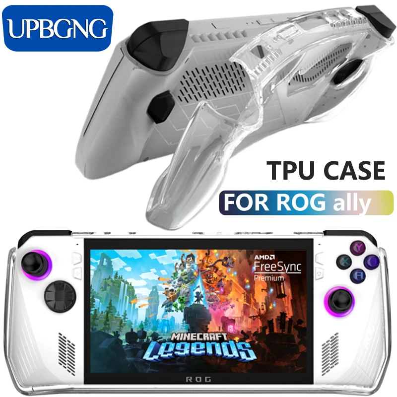 

Transparent Protective Case for ASUS ROG Ally Handheld Game Console Soft Cover TPU Shell Protector for ROG Ally Accessories