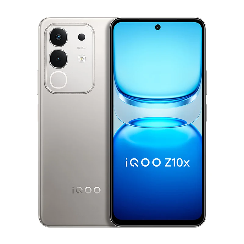 الأصلي Vivo Iqoo Z10X الهاتف المحمول الأبعاد 7300 أندرويد 15.0 OTA 6.72 "LCD 120HZ 50.0MP كاميرا 44 واط تهمة 6500 مللي أمبير بطارية