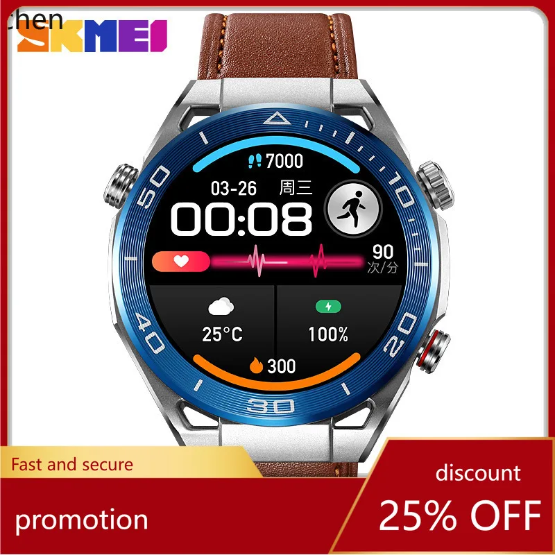YFY smartwatch compatible with mobile phones, heart rate and blood pressure monitoring,  waterproof bracelet for men and women
