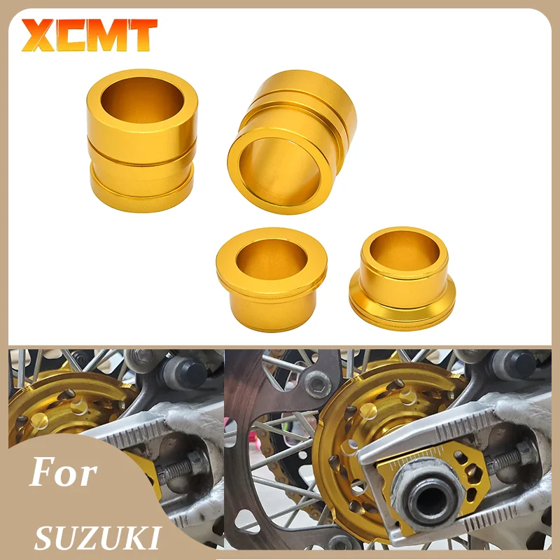 Motorcycle For Suzuki RMZ450 CNC Front Rear Wheels Hub Spacer RMZ250 2005 2006-2024 RMX450Z 2010-2017 Motocross Dirt Pit Bike