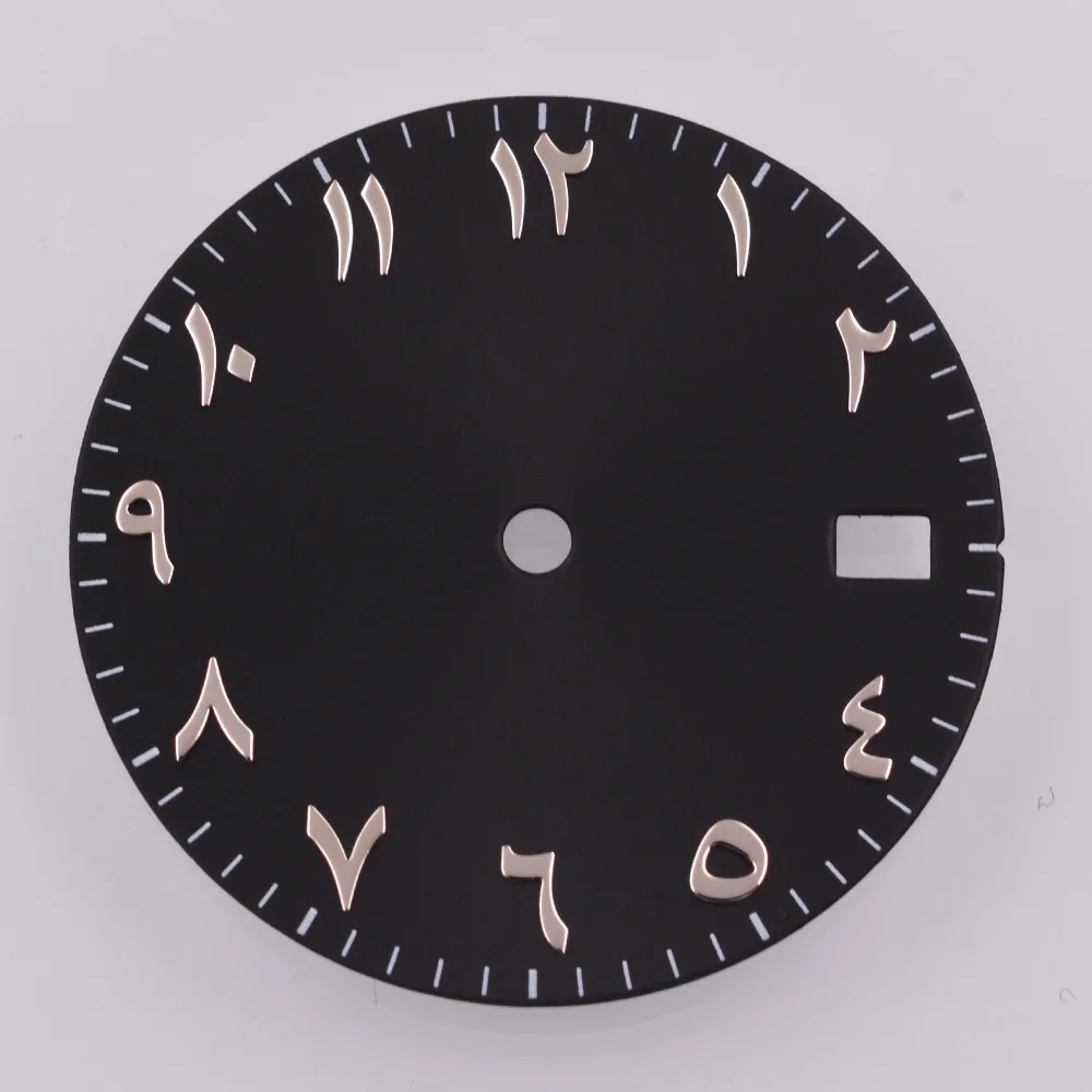 28.5mm NH35 Watch Dial Watch Accessories Arabic Numeral Number FIT NH35 NH36 Movement Sterile Dial