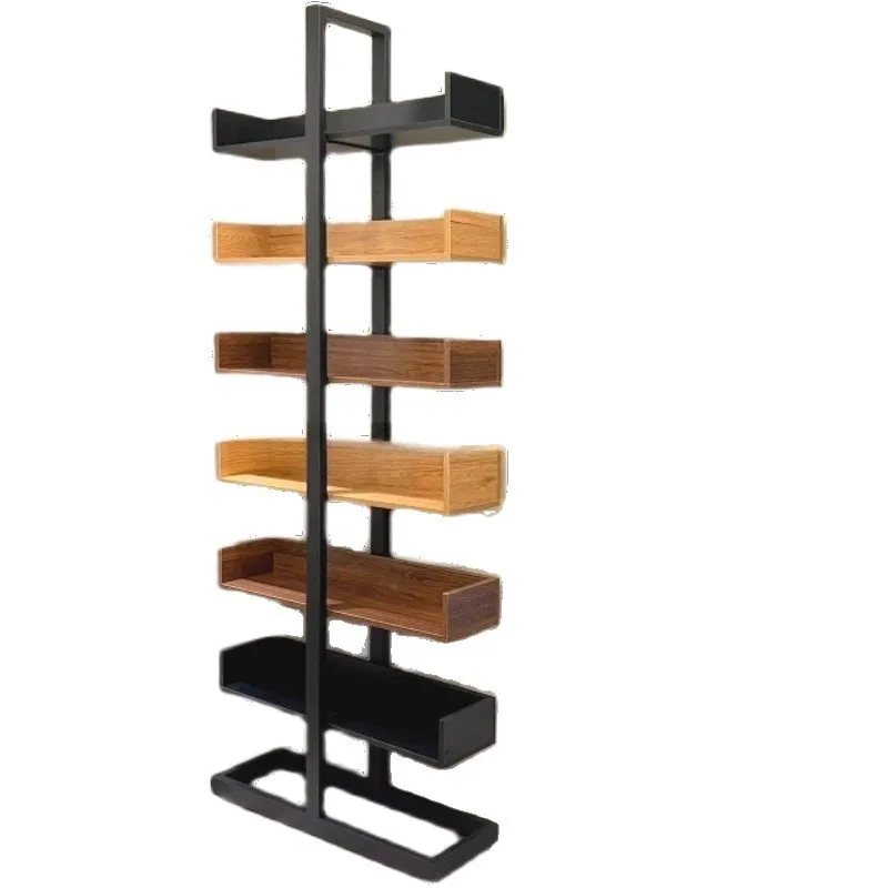 

Multi-layer simple corner bookshelf Nordic floor Internet celebrity shelf Home bookcase Wall seam Children's picture book