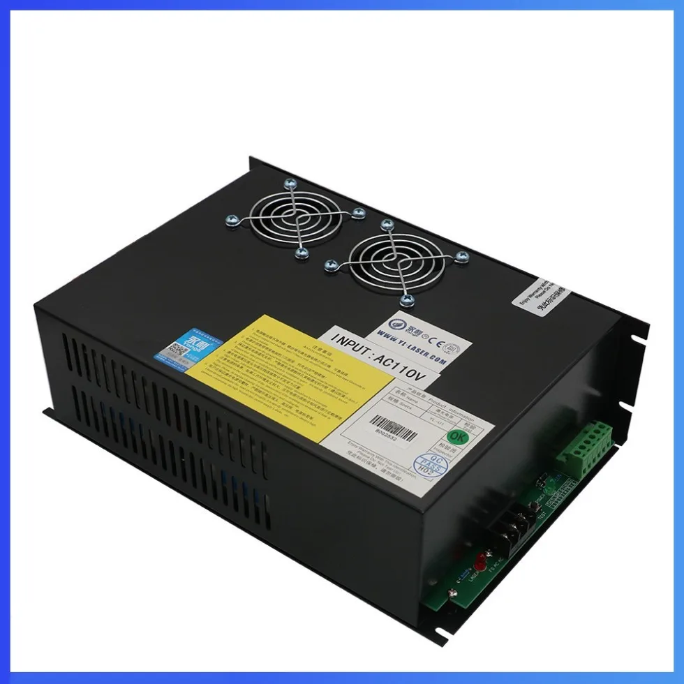 80-100W CO2 Laser Power Supply for YL Laser Tube CR-U100 U Series CO2 Laser Engraving Cutting Machine