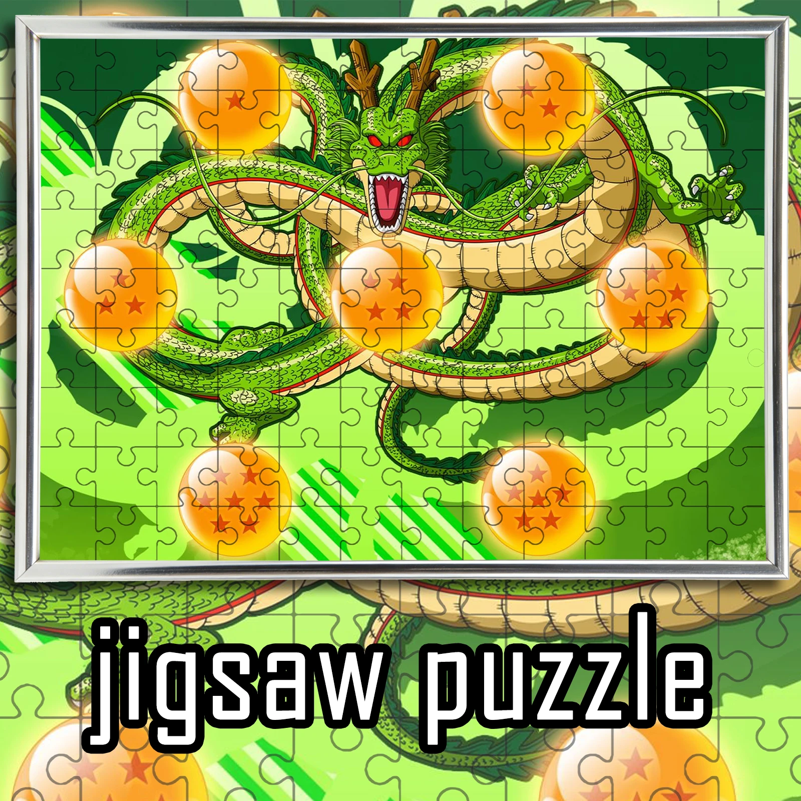 

Dragon Ball Shenron & Dragon Balls Assembled Puzzle - Stress Relief Leisure Toy for Adult Anime Fans
