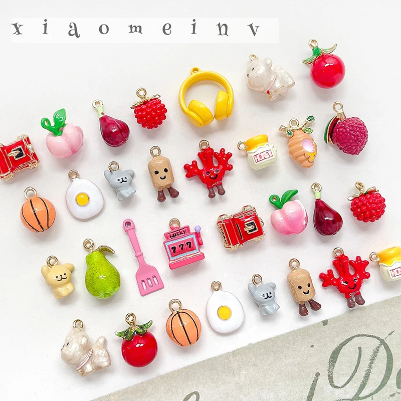 4개의 귀여운 만화 강아지 과일 핀 DIY 목걸이 팔찌 - Embroidery Bracelet 리뷰 및 가격