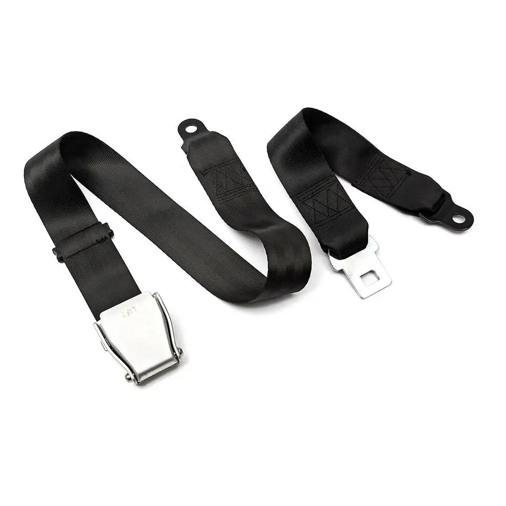 Universal Adjustable Two-point Safety Seat Belt Extender Aviation Aluminum Airplanes Play Equipments Accessories