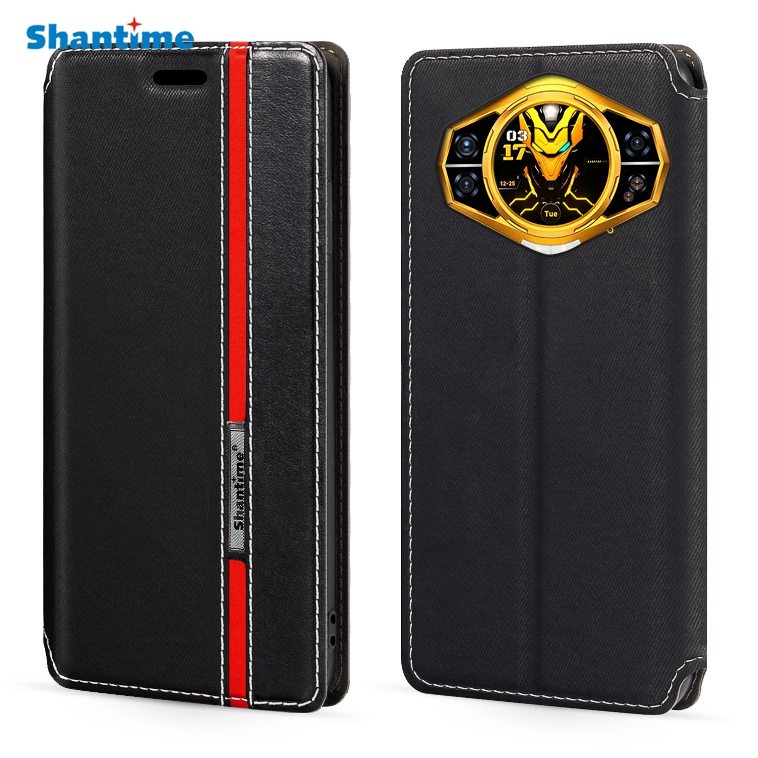 For Doogee S200 X Case Fashion Multicolor Magnetic Closure Leather Flip Case Cover with Card Holder 6.72 inches