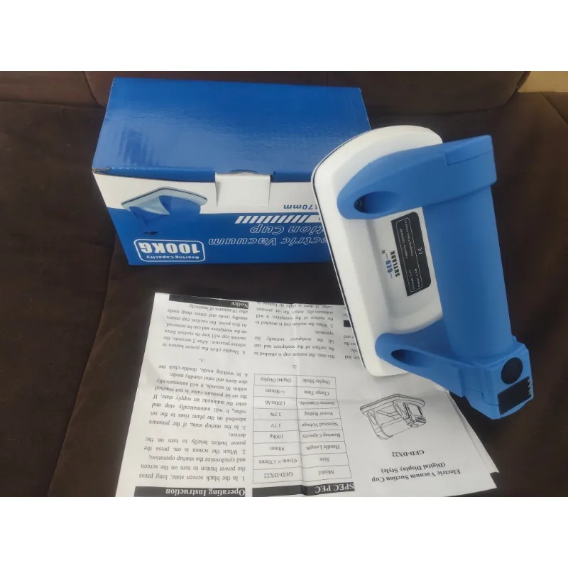 

New Small Handheld Tools Smart Electric Vacuum Suction Cup 3 Rubber Suction Cup Automatic Electric Suction Cup 93 * 170mm