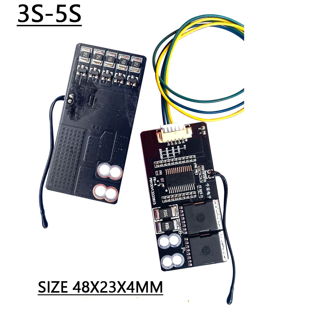 Imagem -02 - Placa de Proteção da Bateria do Lítio Bms 18650 Li-íon 30a 60ma Equilíbrio w Temp de Ntc Carro Arruela Broca 3s 4s 5s 6s 7s