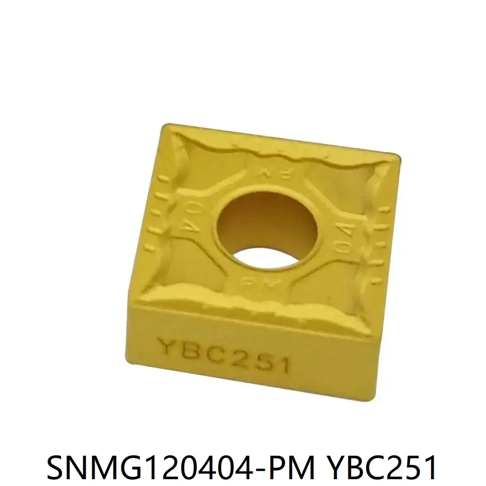 

ZCC SNMG120404-PM YBC251 YBC252 YBC152 YBD152 General turning Negative inserts For machining steel 10pcs/box SNMG 120404 PM