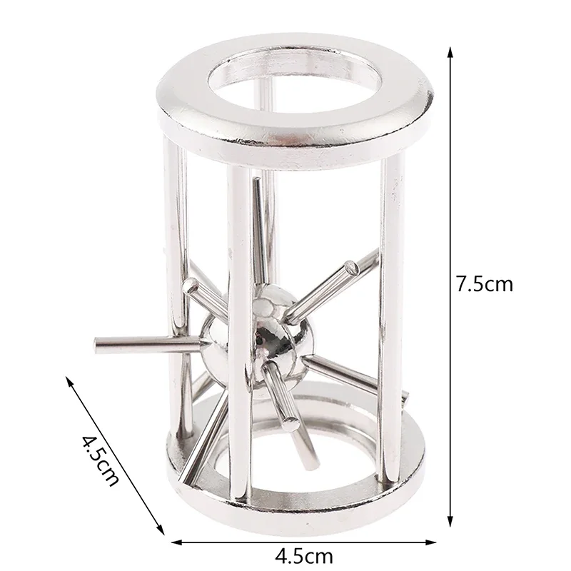جديد كلاسيكي لغز عالية الذكاء قفص ستار الأسنان المعادن الدماغ دعابة ماجيك يثيرل الألغاز لعبة لعب للأطفال البالغين #6