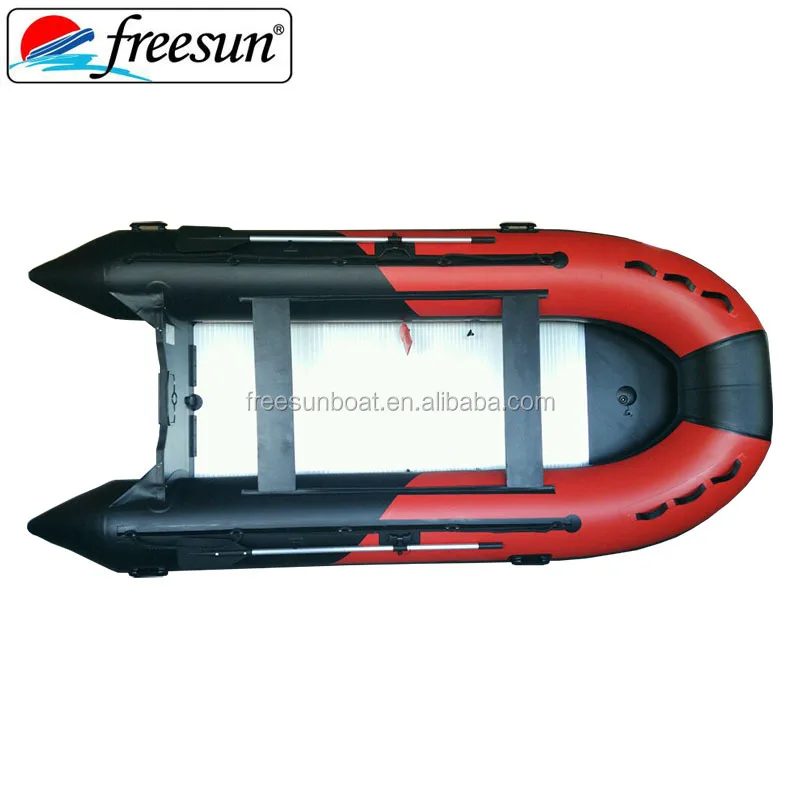 Factory OEM Inflatable Boats Small Rowing Dinghy With Aluminum Floor