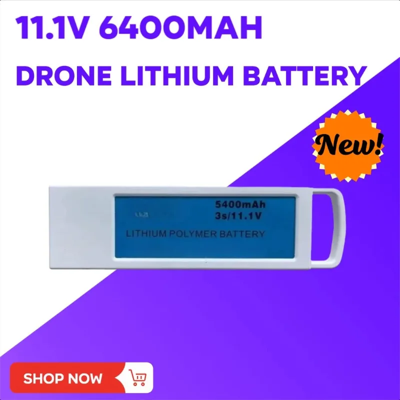 

11.1V 6400mAh for GIFI 3s Upgrade Flight Lipo Battery for Yuneec Q500/Q500+/Q500 4K/Q500+ PRO 4K RC Drone