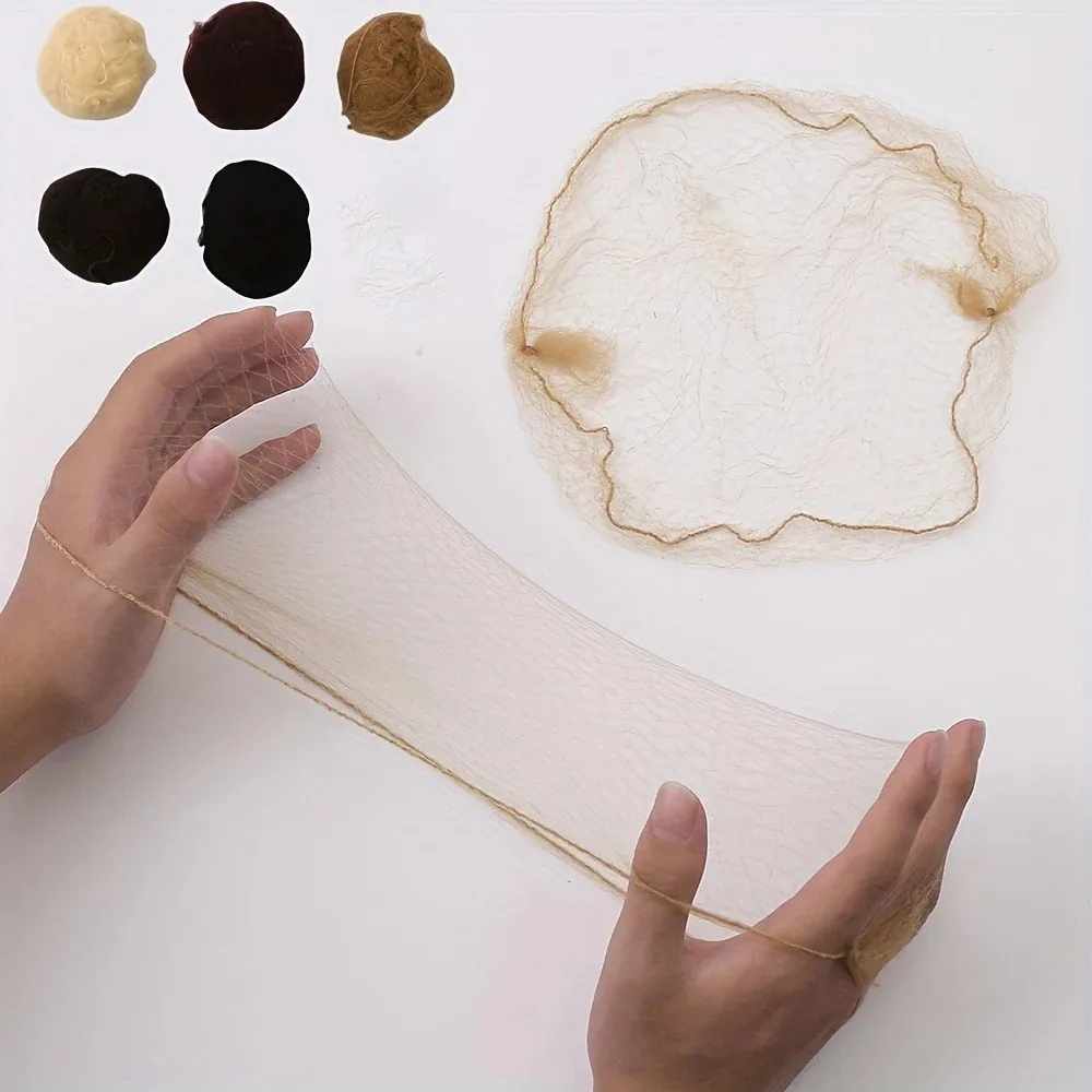 100PCS Premium Nylon Invisible Hair Nets for Ballet