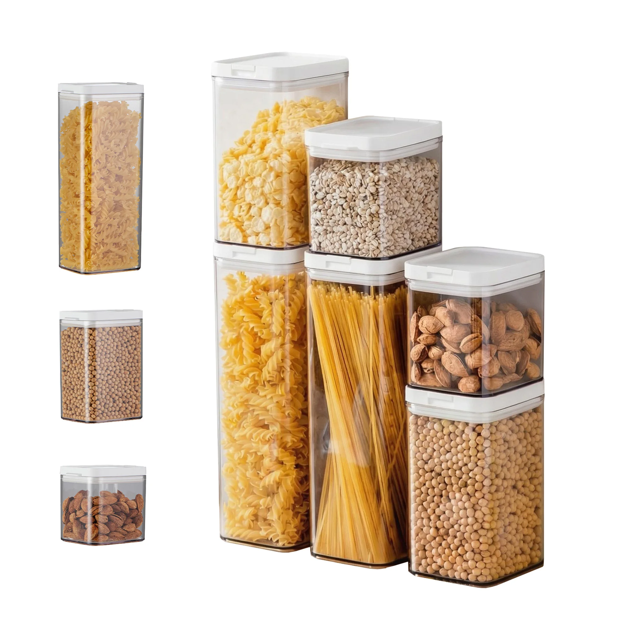 Airtight Food Storage Containers Set for Kitchen Organization