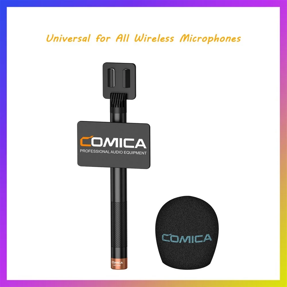 New HR-WM Interview Handheld Adapter for Rode Wireless GO/BoomX-D/D Pro/BoomX-U Wireless Microphone for TV/News Report