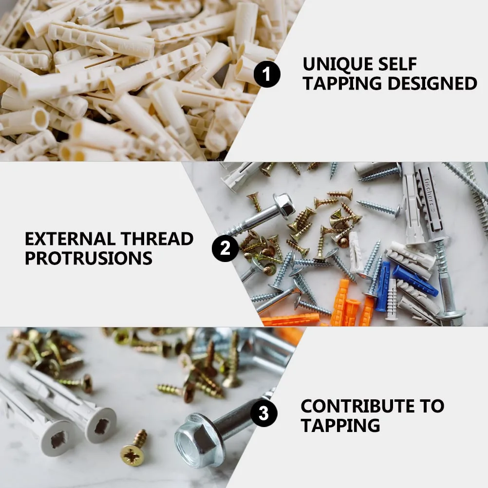 

70Pcs Chromed Zinc Furniture Screws Hex Socket Drive Head Screw Sturdy Non-Deform Threaded Connector for Carpentry and