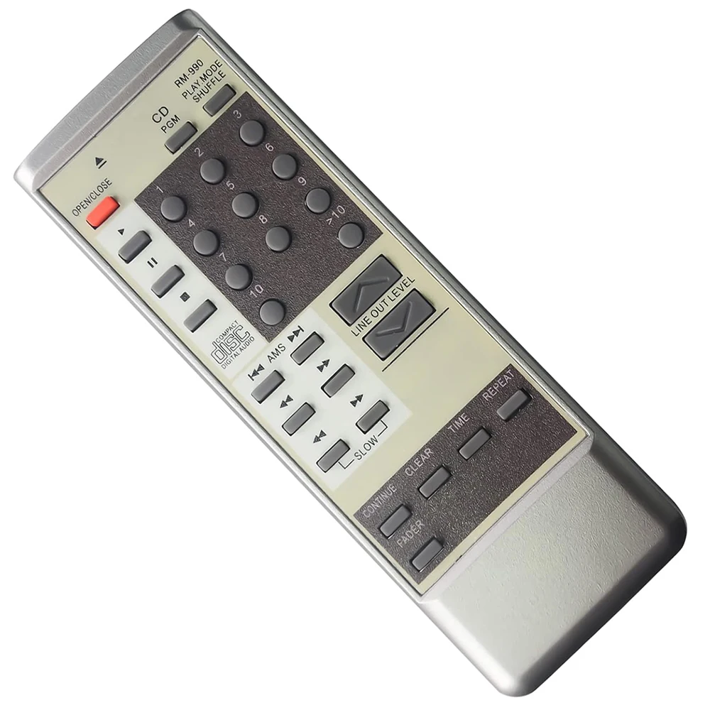 New RM-990 Remote Control For Sony Hi-Fi CD Player CDP-CX355 CDP-CX4 CDP-CX445 CDP-CX450 CDP-CX555ES CDP-CX691 CDP-EX455