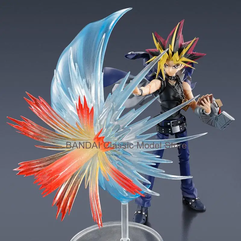 สินค้าพร้อมส่ง ของแท้จาก BANDAI กล่องเดิม Figuarts Yu-Gi-Oh ยามิ ยูกิ ดาร์กเมจิเชียน ฟิกเกอร์แอคชั่น ของเล่นสะสม ของขวัญสำหรับเด็ก บรรจุภัณฑ์กล่องโฟม