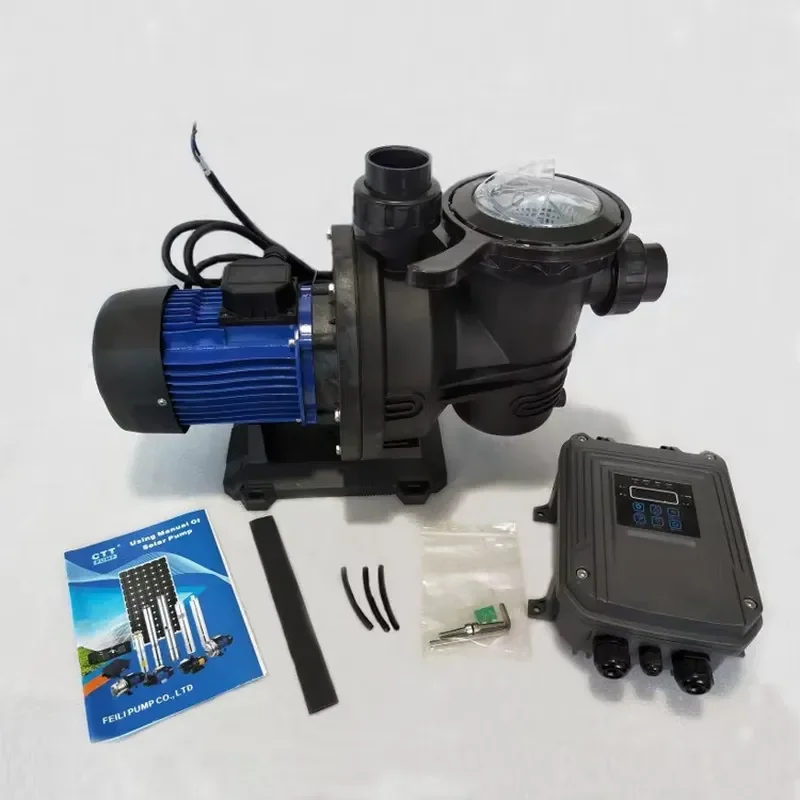 24 Volt Solar Pool Pump Centrifugal Solar Power System for Swimming Pool Pumps Dc Brushless Motor Pool Pumps