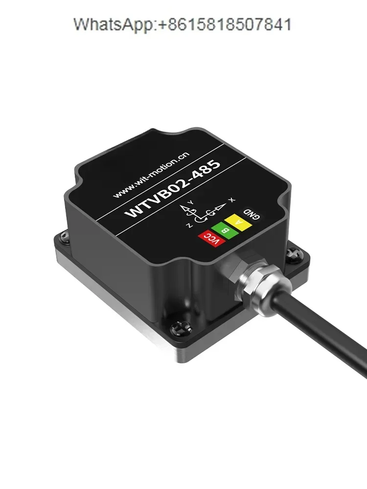 

Three-axis displacement speed amplitude frequency vibration sensor motor water pump monitoring waterproof WT-VB02-485