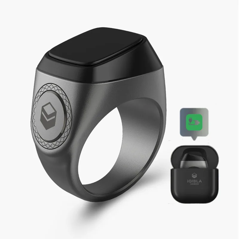 2024 M02 Pro Iqibla Smart Tasbih Tally Counter для мусульман Zikr Ring Digital Tasbeeh 5 время молитвы вибронапоминание водонепроницаемый