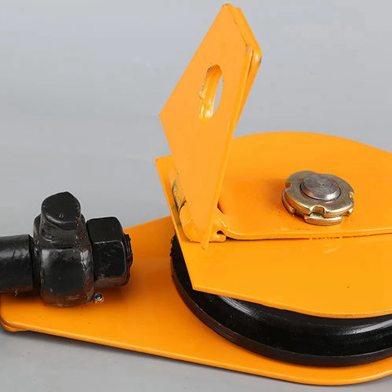 Lifting Block Labor Saving Pulley With Hook 0.5T 8.5Cm/3.3Inch Single Bearing Pulley Block