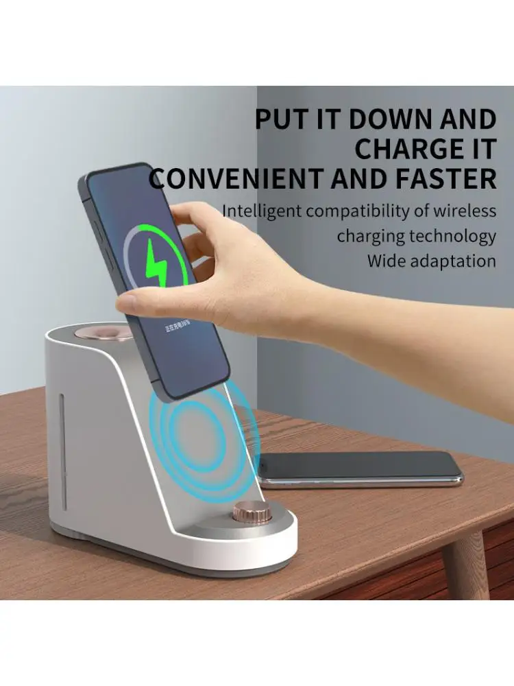 Wireless Charger 3 In 1 Mobile Phone 20W  Magnetic Fast Charging Set Smart Home Aromatherapy Humidifier