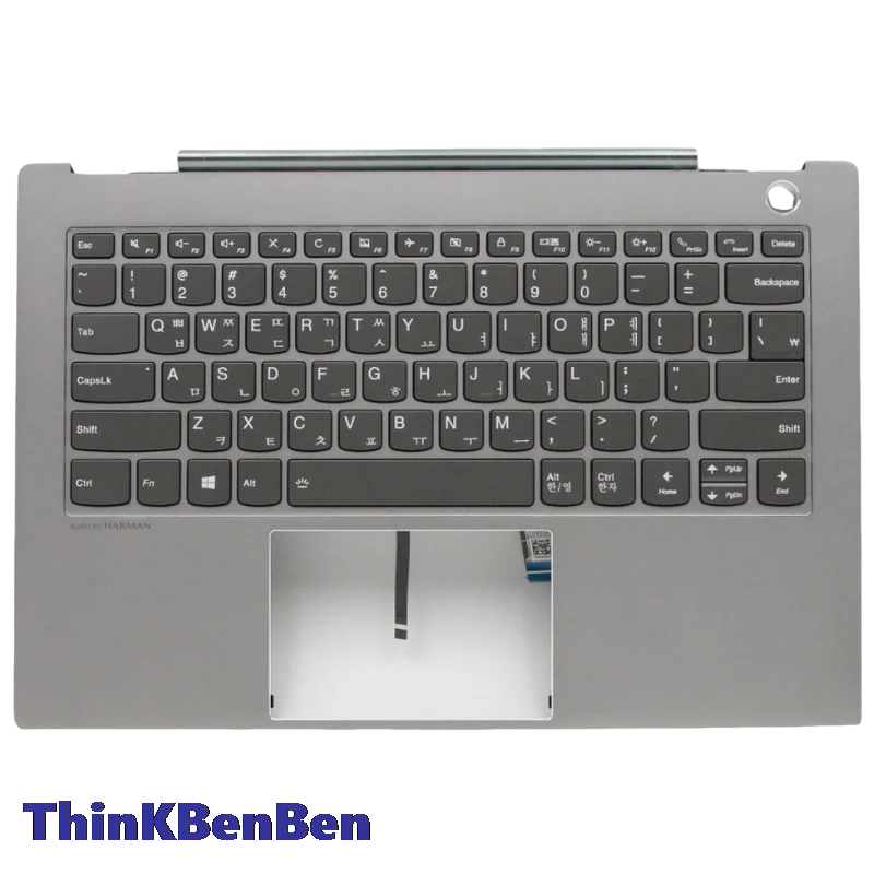 KR Korean Mineral Gray Keyboard Upper Case Palmrest Shell Cover For Lenovo ThinkBook 14s IML 5CB0W44209