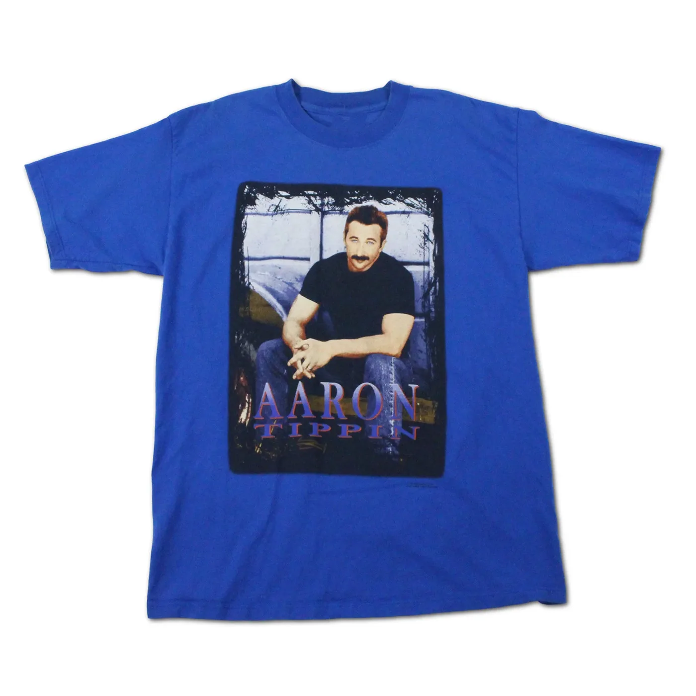 Aaron Tippin Country 1998 Tour Shirt Royal Blue Unisex S-2345XL 2C129