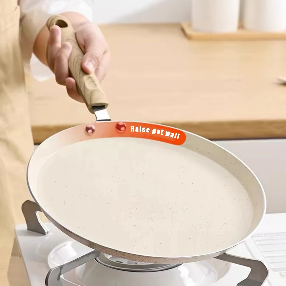 Frying Pan Non-stick Omelet Pot Home Steak Pizza Breakfast Pancake Pan Fried Egg Induction Gas Stove Saucepan Kitchen Cookware